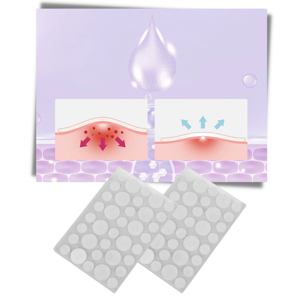 Pack de 36 patchs invisibles contre l'acné