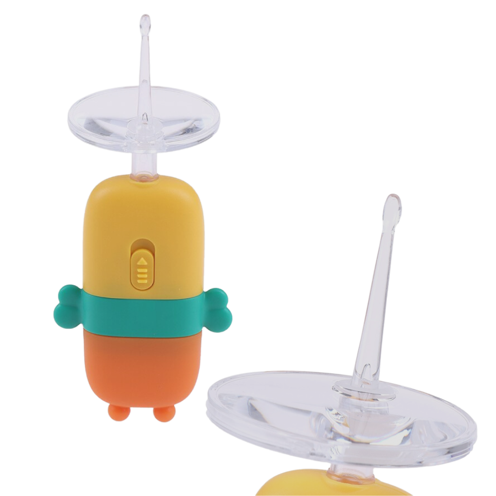 Cuillère nettoyante lumineuse pour oreilles de bébé