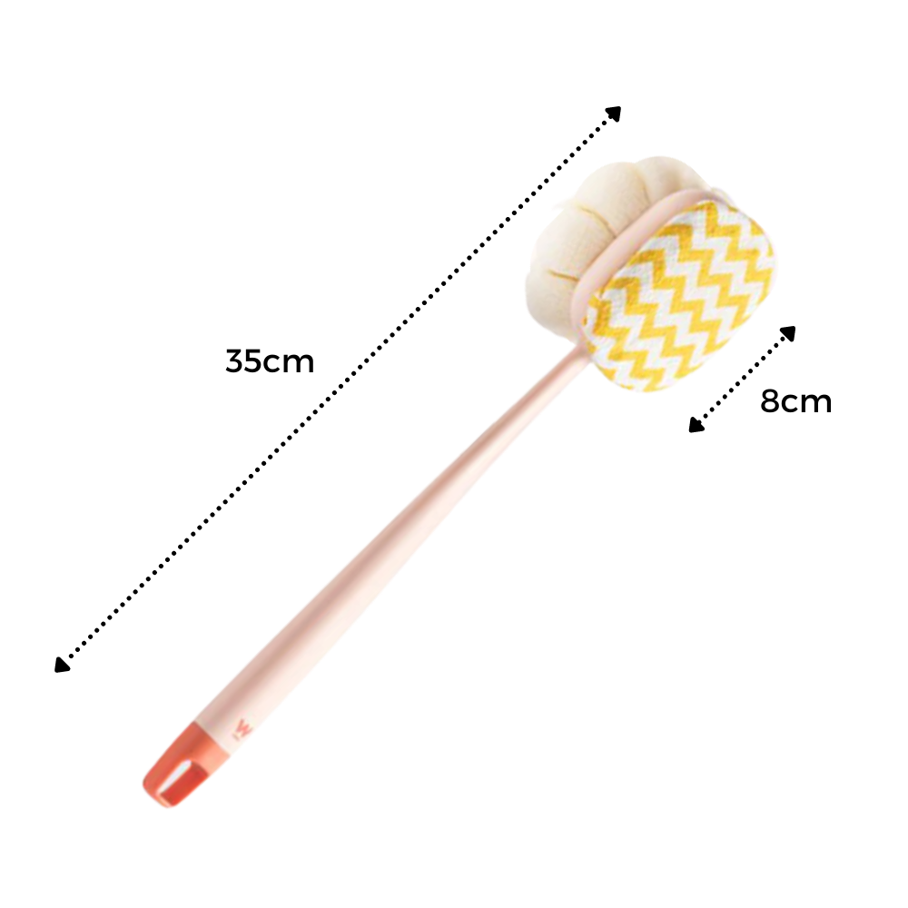 Brosse de bain exfoliante pour le corps