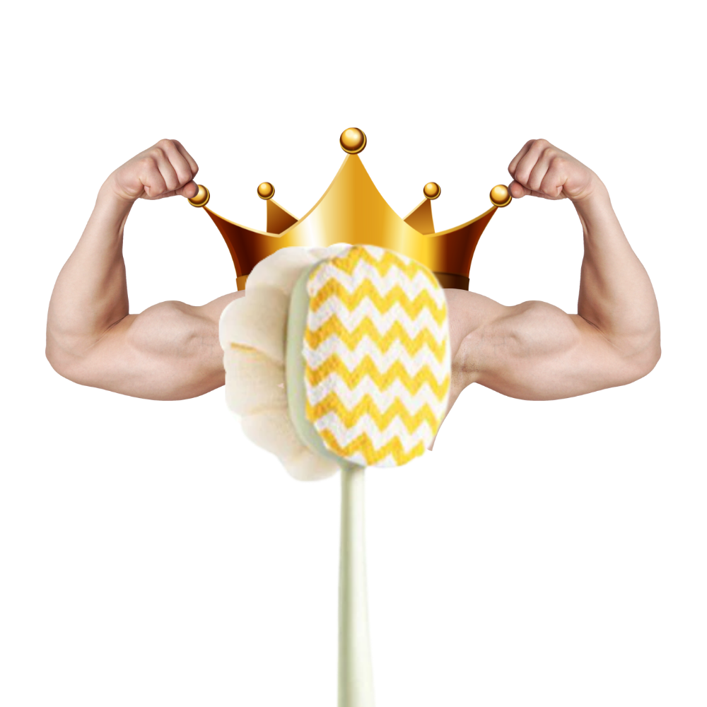 Brosse de bain exfoliante pour le corps