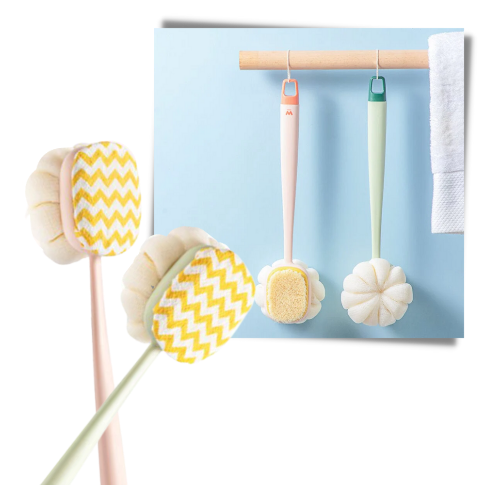 Brosse de bain exfoliante pour le corps