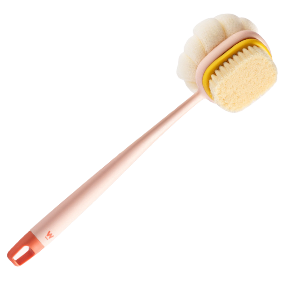 Brosse de bain exfoliante pour le corps