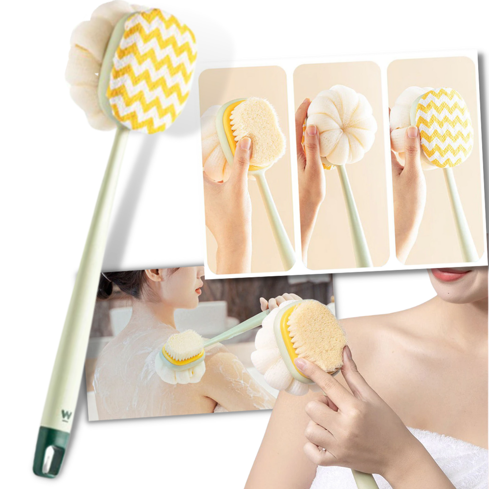Brosse de bain exfoliante pour le corps