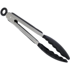 Pince de barbecue en acier inoxydable avec poignée en silicone