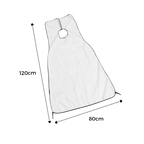 Tablier à barbe pour le rasage