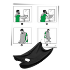 Tablier à barbe pour le rasage