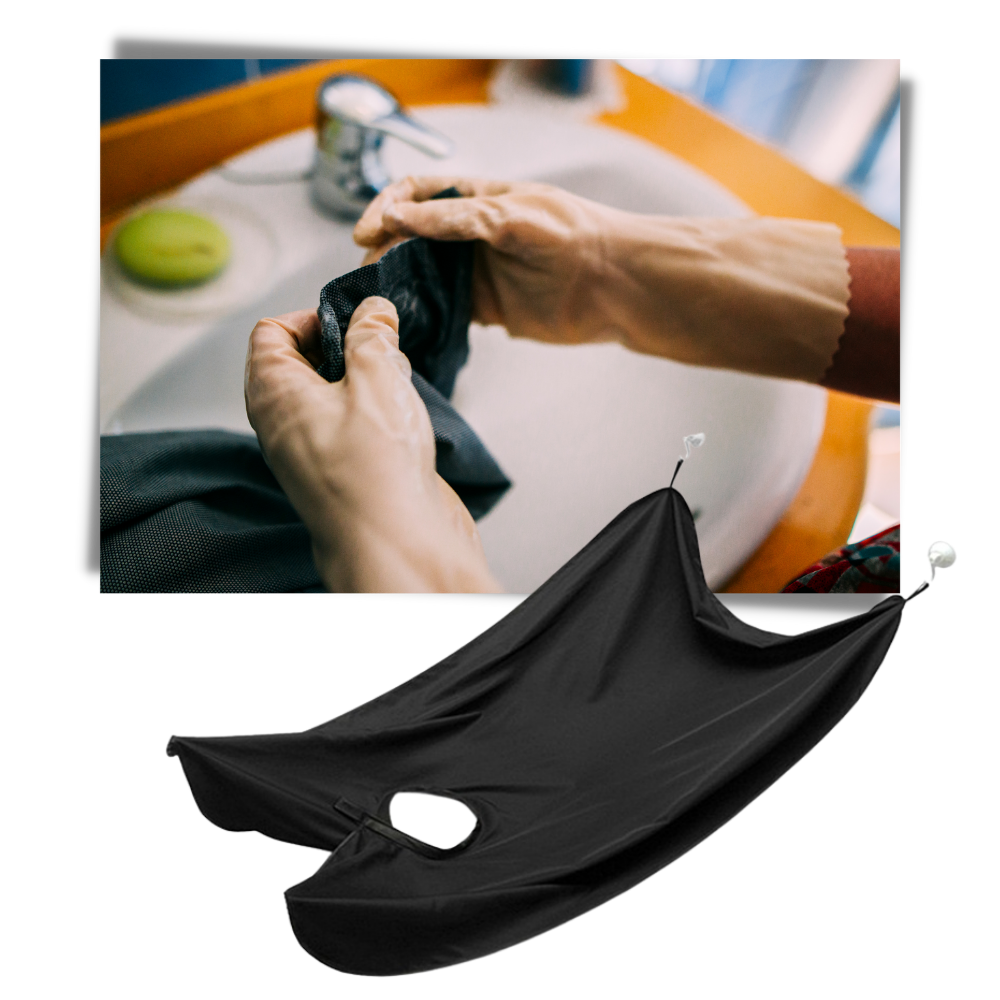 Tablier à barbe pour le rasage