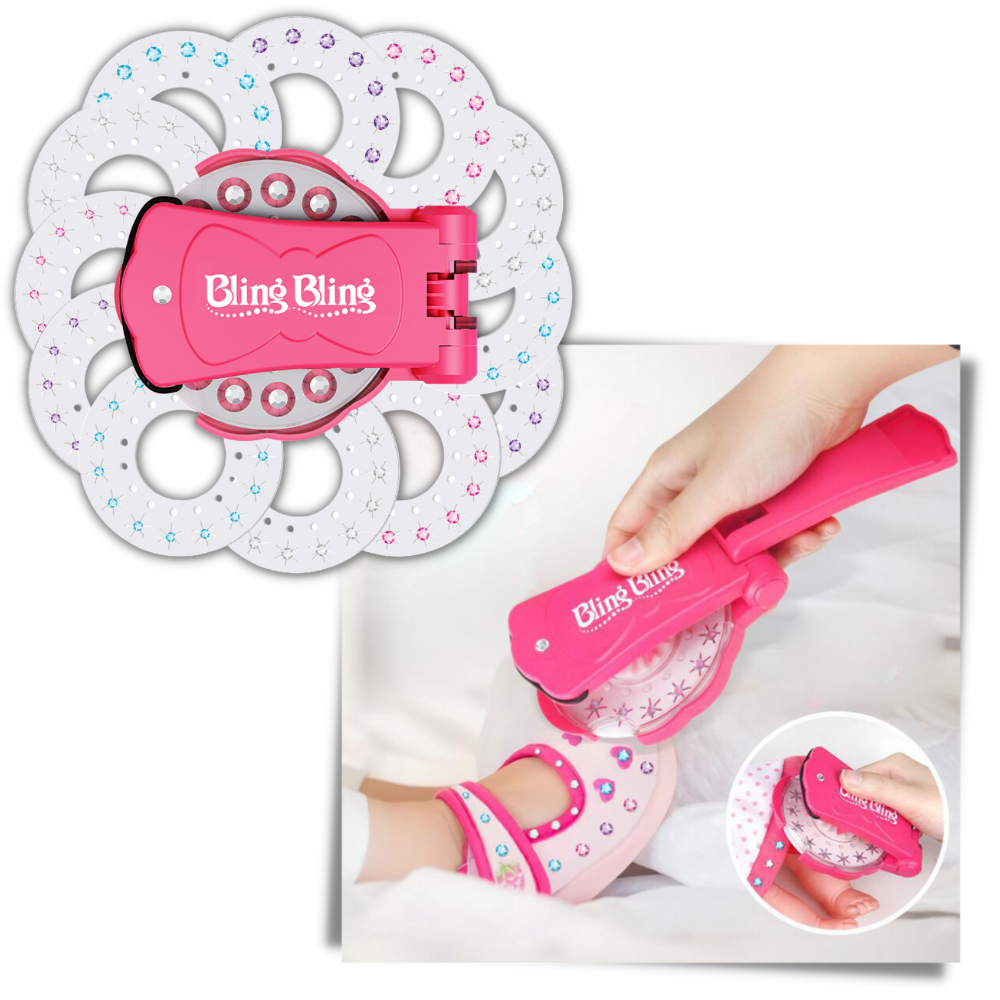 Kit de fixation de diamants pour cheveux et vêtements