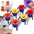 Lot de 6 bouchons supports de bouteille