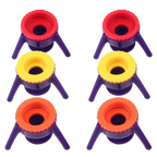 Lot de 6 bouchons supports de bouteille