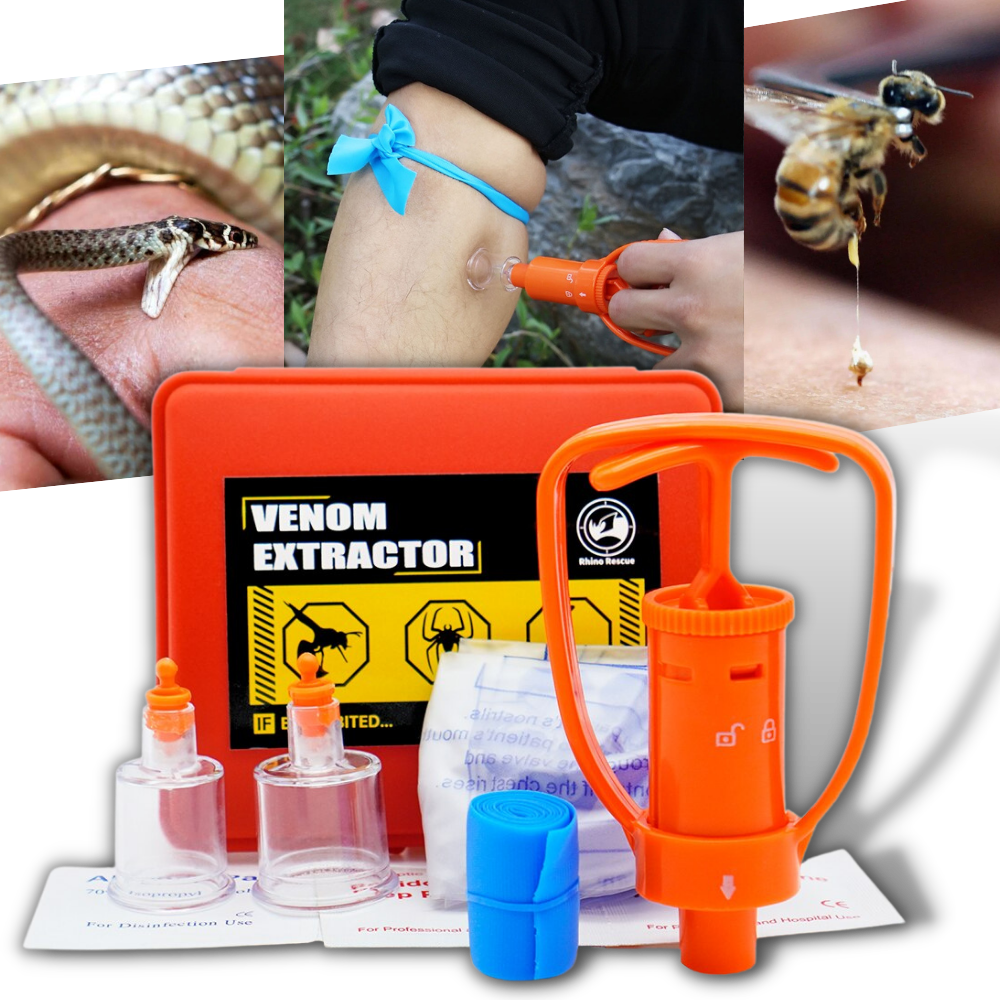 Kit d'extraction d'urgence de venin