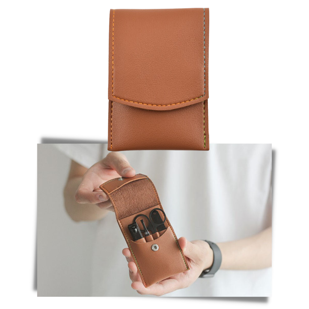 Set de manucure avec étui