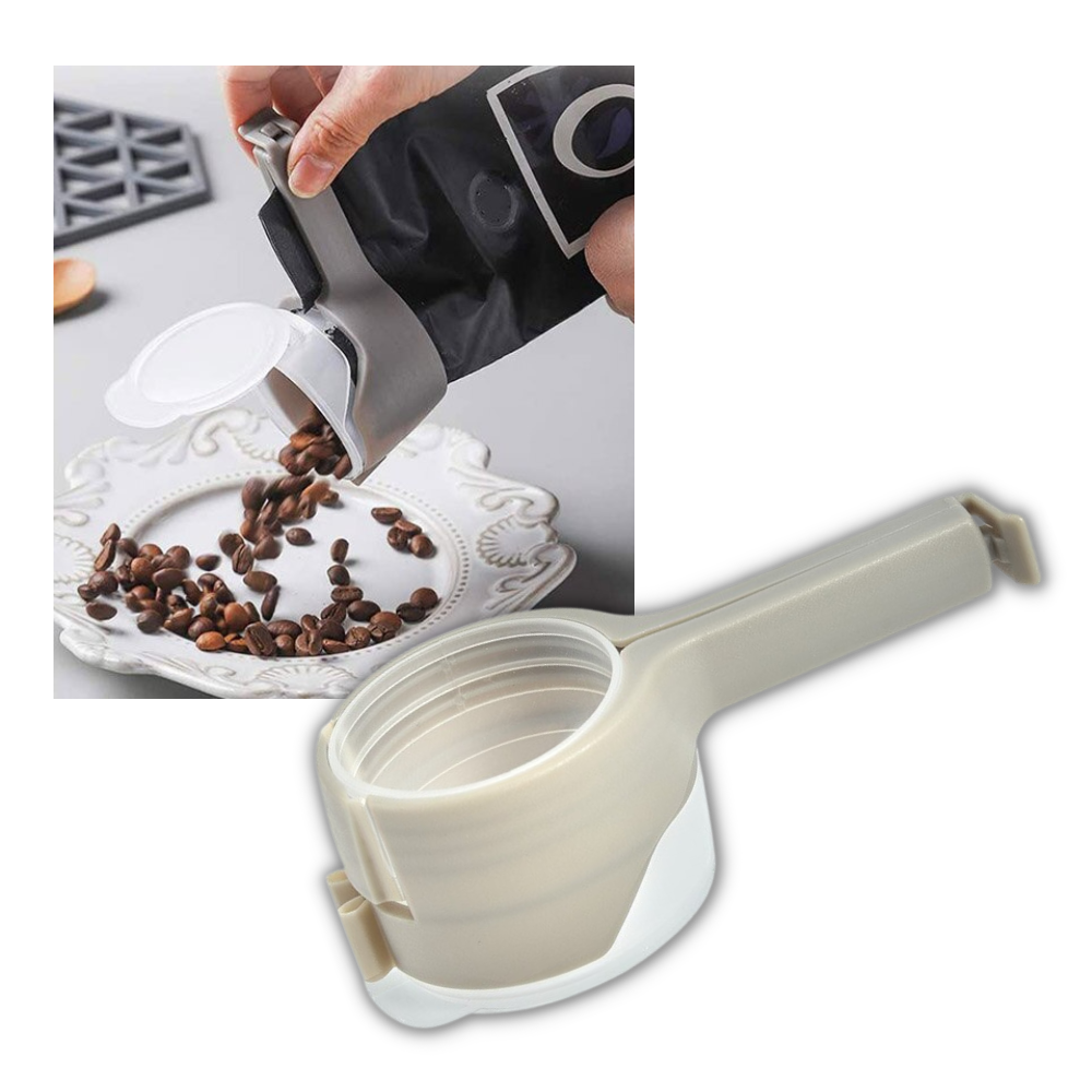 Clip pour sac alimentaire avec couvercle (2-pack)