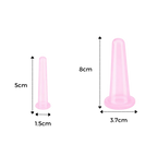 4 ventouses en silicone pour massage facial