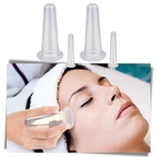 4 ventouses en silicone pour massage facial