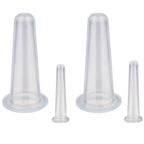 4 ventouses en silicone pour massage facial