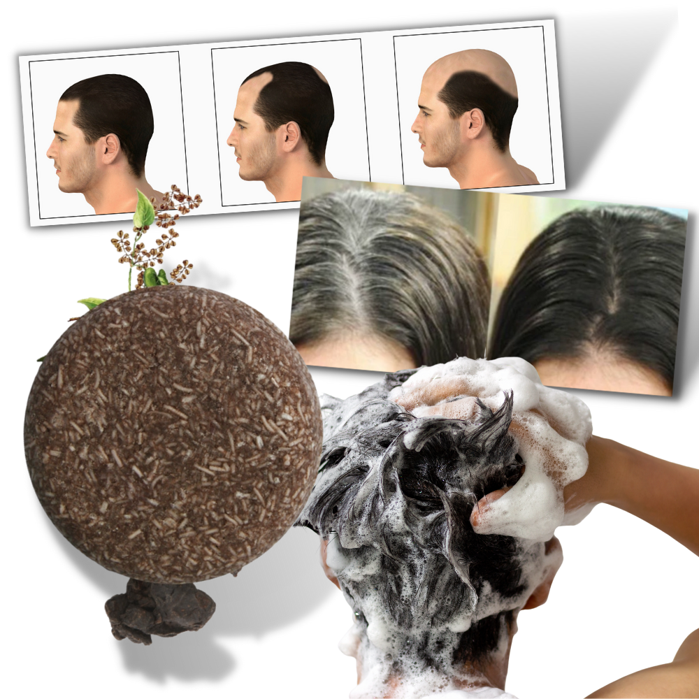 Savon capillaire noircissant et hydratant