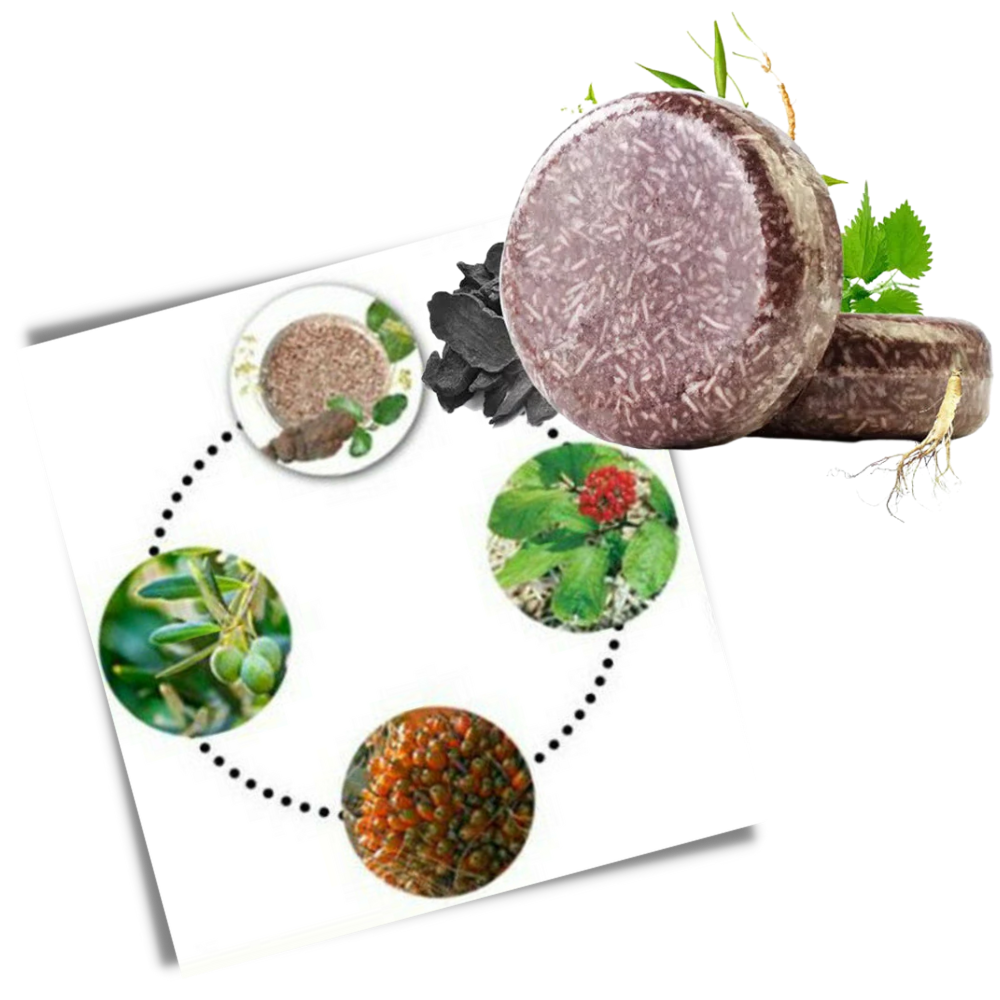 Savon capillaire noircissant et hydratant