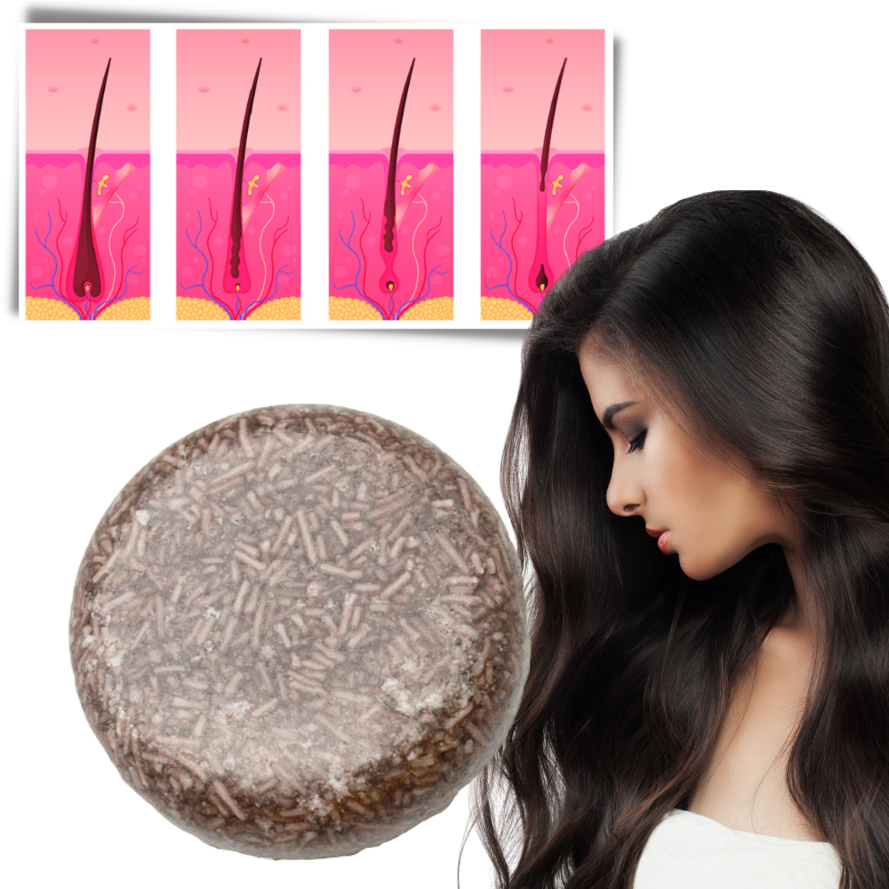 Savon capillaire noircissant et hydratant