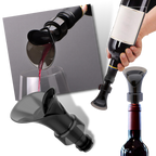Décanteur de vin 2-en-1 avec bouchon