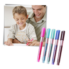 Lot de 8 marqueurs double  ligne