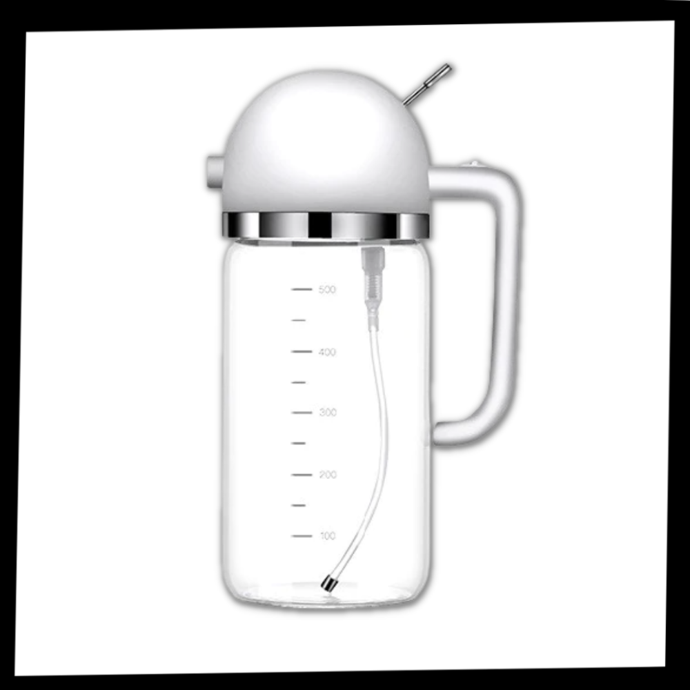 Bouteille distributeur d'huile à vaporisation et à versement