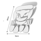 16 Patchs en silicone anti-rides pour le visage