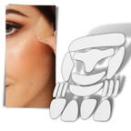 16 Patchs en silicone anti-rides pour le visage