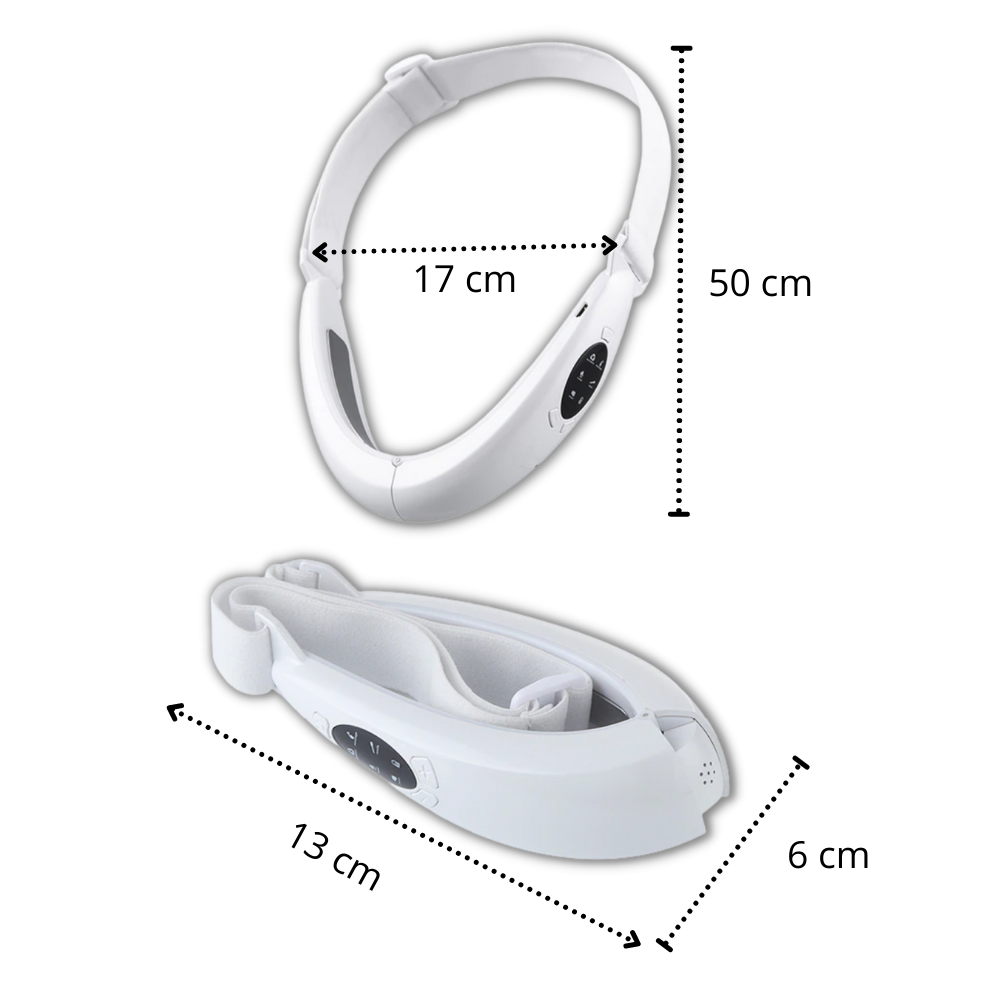 Masseur facial en forme de V