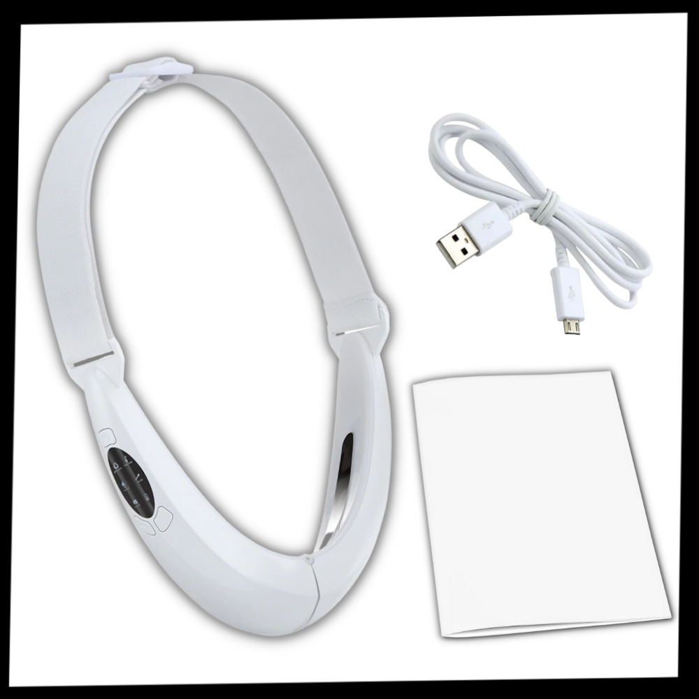 Masseur facial en forme de V