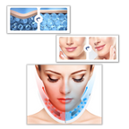 Masseur facial en forme de V