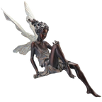 Ornement de jardin en forme de statue de fée