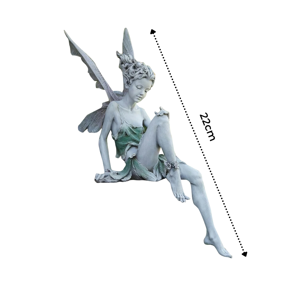 Ornement de jardin en forme de statue de fée