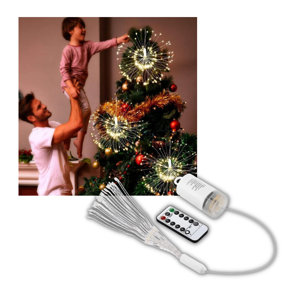 Guirlande de feux d'artifice à LED