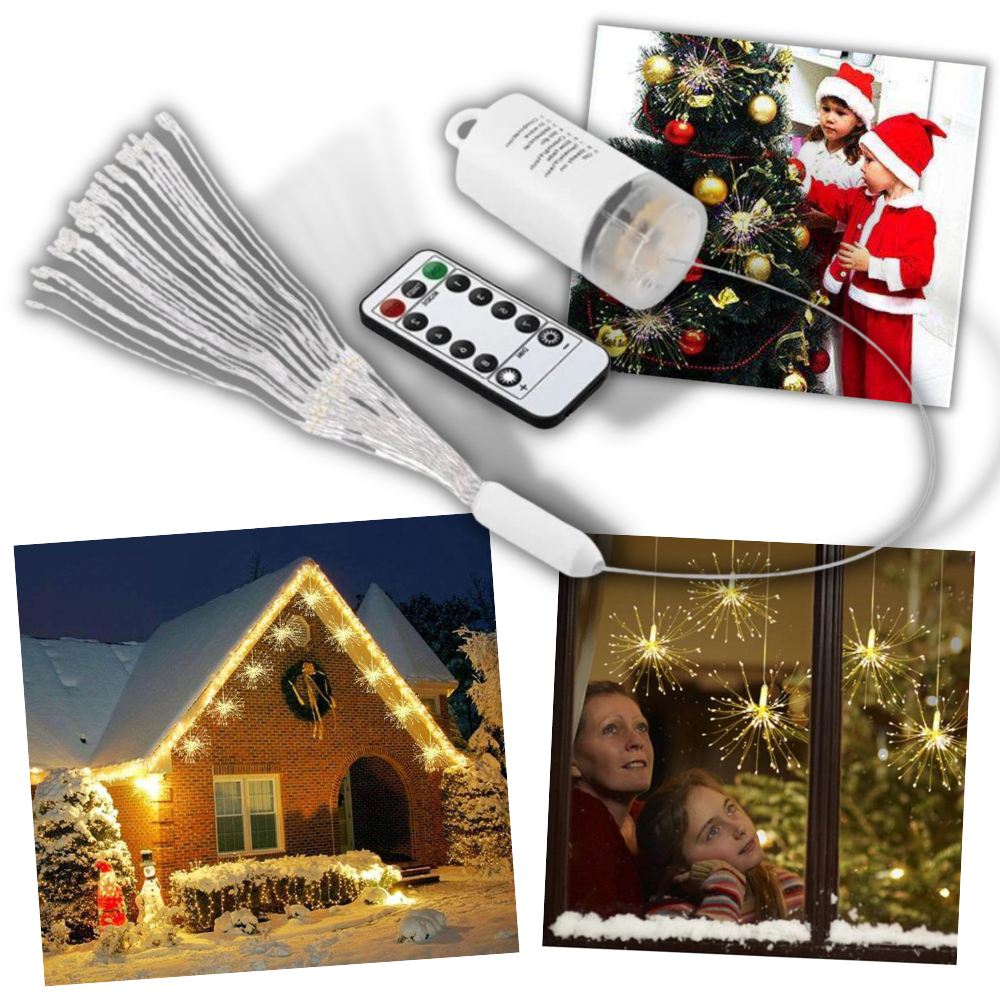 Guirlande de feux d'artifice à LED