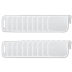 Lot de 20 séparateurs d'étagères pour réfrigérateur