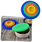 Lot de 4 couvercles en silicone