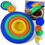 Lot de 4 couvercles en silicone