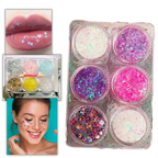 Set de paillettes pour le visage et le corps
