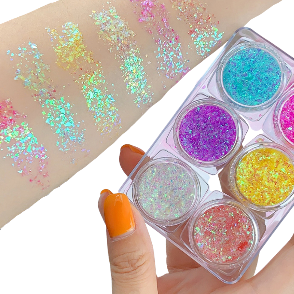 Set de paillettes pour le visage et le corps