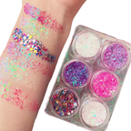 Set de paillettes pour le visage et le corps