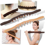 Masseur musculaire en bois naturel