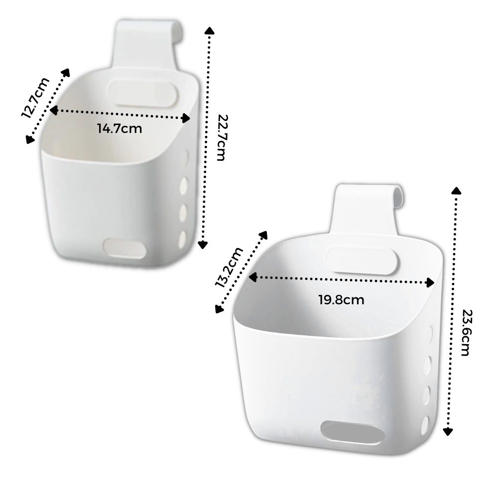 Pack de 3 paniers de rangement suspendus