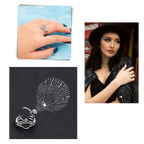 Belle bague "Je t'aime" en 100 langues