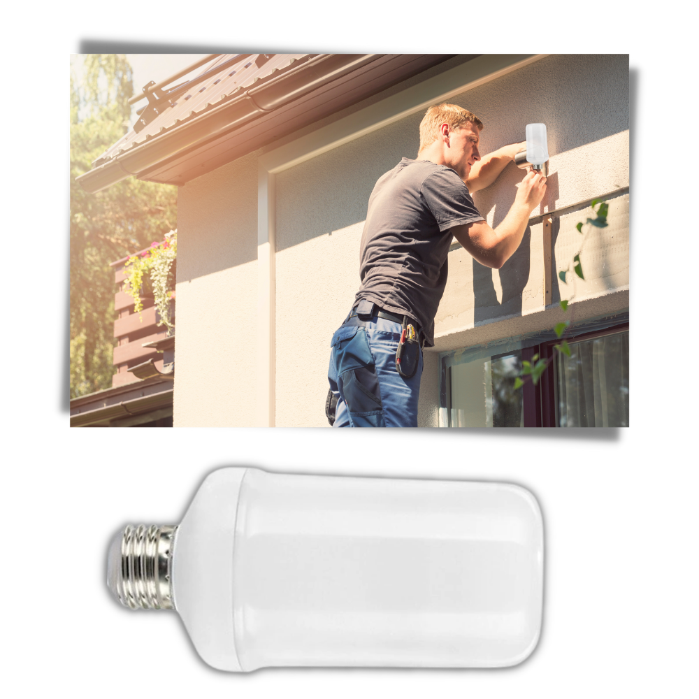 Lampe LED effet flamme