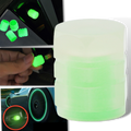 4 Bouchons de valves lumineux pour voitures