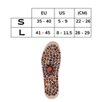 Semelle intérieure massante à motif de galets