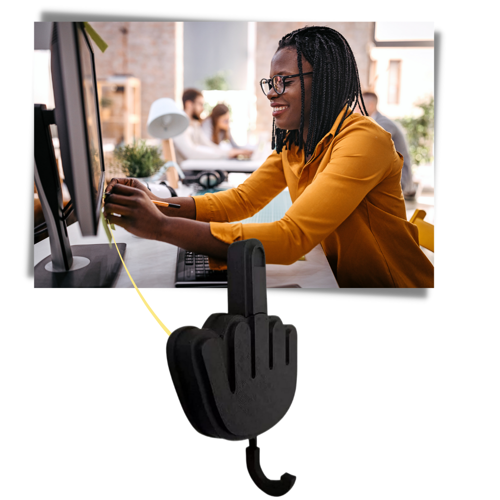 Porte-clé adhésif mural