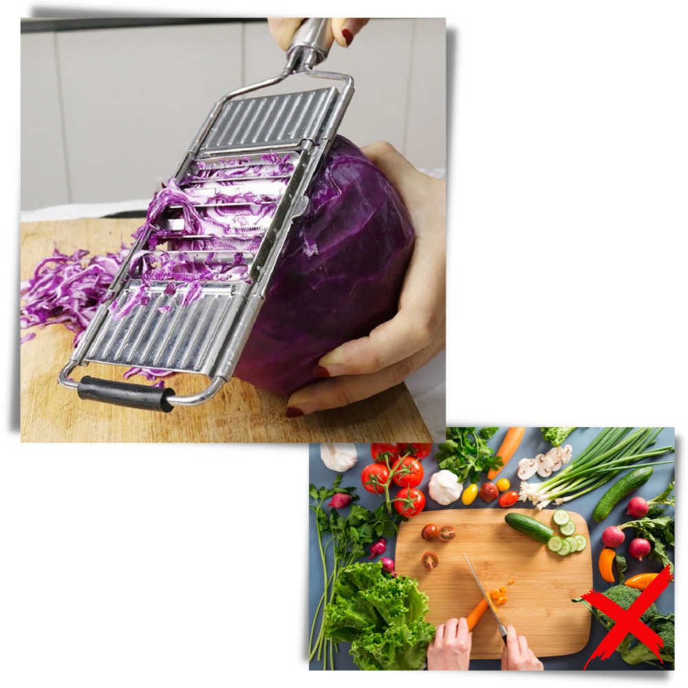 Râpe et éminceur de cuisine polyvalent