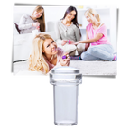 Kit d'estampage en silicone pour nail art avec grattoir